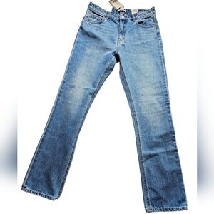 H&M 90's Straight High Waist Medium Wash Jeans